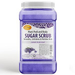 Spa Redi  Sugar Body Scrub, Lavender And Wildflower, 128 Oz Exfoliating, Moisturizing, Hydrating And Nourishing, Glow, Polish, Smooth And Fresh Skin - Body Exfoliator