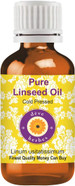 Deve Herbes Linseed Oil (Linum Usitatissimum) | Cold Pressed | Pure | Natural | Undiluted | For Diluting Essential Oils | For Skin & Massage | Non-Sticky| Lightweight| Men & Women | 100Ml (3.38 Oz) Deve Herbes Linseed Oil (Linum Usitatissimum) | Cold Pressed | Pure | Natural | Undiluted | For Diluting Essential Oils | For Skin & Massage | Non-Sticky| Lightweight| Men & Women | 100Ml (3.38 Oz)