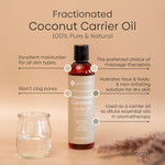 Sparoom 100% Pure And Natural Carrier Oil, Hair And Skin Moisturizer, Aromatherapy And Massage Oil Base For Essential Oils, 8 Ounces, Fractionated Coconut Oil Sparoom 100% Pure And Natural Carrier Oil, Hair And Skin Moisturizer, Aromatherapy And Massage Oil Base For Essential Oils, 8 Ounces, Fractionated Coconut Oil