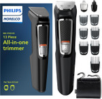 Norelco Philips Multigroomer All-In-One Trimmer Series 3000, 13 Piece Mens Grooming Kit, For Beard, Face, Nose, And Ear Hair Trimmer And Hair Clipper, No Blade Oil Needed, Mg3750/60 Norelco Philips Multigroomer All-In-One Trimmer Series 3000, 13 Piece Mens Grooming Kit, For Beard, Face, Nose, And Ear Hair Trimmer And Hair Clipper, No Blade Oil Needed, Mg3750/60
