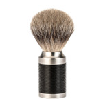 Mühle Rocca Stainless Steel Black Silvertip Fibre Shaving Brush