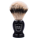 ParkerS 100% Silvertip Badger Bristle Shave Brush  Brush Stand Included (White Handle)