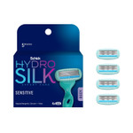 Schick Hydro Silk Sensitive Razor Blade Refills, 6 Count | 5-Blade Sensitive Skin Razors For Women | Womens Razor Refills For Sensitive Skin Schick Hydro Silk Sensitive Razor Blade Refills, 6 Count | 5-Blade Sensitive Skin Razors For Women | Womens Razor Refills For Sensitive Skin