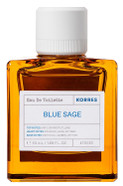 Korres Eau De Toilette, Blue Sage Fragrance Spray, Unisex Perfume With Mint, Lime & Grapefruit, Sage & Nutmeg Heart, Patchouli & Vetiver Base, Fougere-Citrus-Woody Aroma For Women And Men, 1.69 Fl Oz