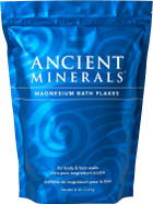 Ancient Minerals Magnesium Bath Flakes  Pure Zechstein Magnesium Chloride For Soaking And Whole-Body Replenishment, 8 Lb Bag