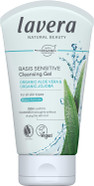 Lavera Basis Sensitiv Wash Gel Aloe Vera & Jojoba - Revitalizes & Refreshes - Vegan Plant Active Ingredients - Natural Cosmetics - Natural & Innovative Facial Cleansing - 4.2 Fl Oz