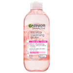 Garnier Micellar Water With Rose Water And Glycerin, Hydrating Facial Cleanser & Makeup Remover, For All Skin Types, Vegan, Cruelty Free, 13.5 Fl Oz (400Ml), 1 Count