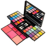 SHANY 'Fix Me Up' Makeup Kit - Compact Travel Makeup Portable Giftable Adult and Teen Makeup Set Eye Shadows, Lip Colors, Blushes, and ApplicatorsFIX ME UP