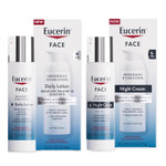 Eucerin Face Immersive Hydration Skin Care Set, Daily Face Lotion With Spf 30 (2.5 Fl Oz) + Night Cream With Hyaluronic Acid (2.5 Oz), Facial Moisturizer Improves The Look Of Fine Lines And Wrinkles Eucerin Face Immersive Hydration Skin Care Set, Daily Face Lotion With Spf 30 (2.5 Fl Oz) + Night Cream With Hyaluronic Acid (2.5 Oz), Facial Moisturizer Improves The Look Of Fine Lines And Wrinkles