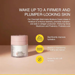 The Jojoba Company Overnight Multi-Biotic Moisture Cream With Snow Mushroom & Prorenew Complex  Hydrating Night Cream For Dry, Sensitive Skin  Nourishing, Lightweight