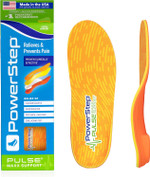 Powerstep Pulse Maxx Running Insoles - Overpronation Corrective Orthotic Inserts For Running Shoes - Maximum Ankle, Foot Pain Relief & Arch Support Insoles - Made In The Usa (M 7-7.5, F 9-9.5) Powerstep Pulse Maxx Running Insoles - Overpronation Corrective Orthotic Inserts For Running Shoes - Maximum Ankle, Foot Pain Relief & Arch Support Insoles - Made In The Usa (M 7-7.5, F 9-9.5)
