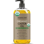 Majestic Pure Castor Oil | 100% Natural | Premium Grade Cold Pressed | Hair, Eyelashes, Eyebrows, Nails | Moisturizing & Nourishing | Body, Hair & Carrier Oil | 16 Fl Oz Majestic Pure Castor Oil | 100% Natural | Premium Grade Cold Pressed | Hair, Eyelashes, Eyebrows, Nails | Moisturizing & Nourishing | Body, Hair & Carrier Oil | 16 Fl Oz