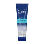 Suave Hair Gel For Men Barber Essentials Styling, Strong Hold And Low Shine, No Flakes, Barber-Quality Results, 9 Oz