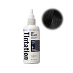 Red By Kiss Tintation Semi-Permanent Hair Color, Aloe Vera Water Based, Argan Oil, Olive Oil, Collagen & Keratin, Long-Lasting Color Dye (Off Black, 5 Fl Oz)