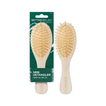 Ecotools Mini Detangler Hairbrush, Brush For Wet Or Dry Hair, Heat Resistant, Mini Hairbrush Gently Detangles & Styles, Travel-Size Paddle Brush, Renewable Bamboo, Vegan & Cruelty-Free, 1 Count