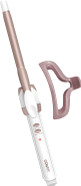 Conair Double Ceramic 1 ¼-Inch Curling Iron With Claw Clip, 1.25-Inch Barrel Creates Loose Curls, Hair Curler For Use On Medium And Long Hair, White Conair Double Ceramic 1 ¼-Inch Curling Iron With Claw Clip, 1.25-Inch Barrel Creates Loose Curls, Hair Curler For Use On Medium And Long Hair, White