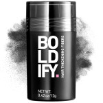 Boldify Hair Fibers (28G) - Fill In Thinning And Fine Hair For An Instantly Fuller, Thicker Look - 14 Shades For Women & Men - Dark Brown