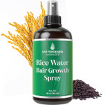Rice Water For Hair Growth Spray. Vegan Leave In Conditioner For Women, Men. Strengthens & Hydrates Thinning, Dry Hair For A Healthier-Looking Scalp