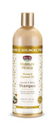 African Pride Moisture Miracle Honey & Coconut Oil Shampoo - For Natural Coils & Curls, Nourishes & Shines, Sulfate Free, Color Safe, 12 Oz