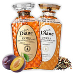 Moist Diane Keratin Shampoo And Conditioner Set For Frizzy & Curly Hair, Anti-Frizz Shampoo By Argan Oil & Marine Protein From Japan; Silicone & Sulfate Free Shampoo Extra Smooth & Straight 30.4 Fl Oz