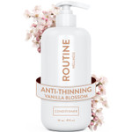 Routine Wellness Anti-Thinning Deep Conditioner For Thinning Hair - Dht Blocker For Hair Loss In Men & Women - Promotes Healthy Hair - Vanilla Blossom 14Oz