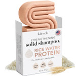 Kitsch Rice Water Shampoo Bar - Dry Hair Shampoo & Soap Bar For Hair Care - Women And Mens Shampoo - Strengthens Damaged Hair - Vegan, Paraben-Free, Sulfate-Free All Hair Types, Made In Usa - 3.2Oz Kitsch Rice Water Shampoo Bar - Dry Hair Shampoo & Soap Bar For Hair Care - Women And Mens Shampoo - Strengthens Damaged Hair - Vegan, Paraben-Free, Sulfate-Free All Hair Types, Made In Usa - 3.2Oz