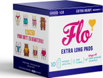 Flo Bamboo Day Period Pads With Wings (16 Pads) - Super Absorbent, Soft, Thin
