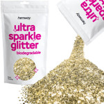 Hemway Eco Friendly Ultra Sparkle Glitter 100G / 3.5Oz - Biodegradable Vegan Cosmetic Safe For Craft Face Hair Nail And Festival Makeup - Super Chunky (1/8" 0.125" 3Mm) - Turquoise Blue Holographic Hemway Eco Friendly Ultra Sparkle Glitter 100G / 3.5Oz - Biodegradable Vegan Cosmetic Safe For Craft Face Hair Nail And Festival Makeup - Super Chunky (1/8" 0.125" 3Mm) - Turquoise Blue Holographic