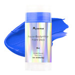 Mysense Teal Face Body Hair Paint Stick,Water Based Washable Temporary Hair Color,Non-Toxic Cream Body Paint For Adults And Children Halloween Costume Special Effects Cosplay Makeup,0.5Oz Mysense Teal Face Body Hair Paint Stick,Water Based Washable Temporary Hair Color,Non-Toxic Cream Body Paint For Adults And Children Halloween Costume Special Effects Cosplay Makeup,0.5Oz