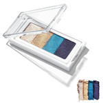 Undone Beauty Curator Quad 4-In-1 Seamless Wet To Dry High Pigment Eye Shadow Palette With Castor Oil For Nourishing & Conditioning - Blues Clues Undone Beauty Curator Quad 4-In-1 Seamless Wet To Dry High Pigment Eye Shadow Palette With Castor Oil For Nourishing & Conditioning - Blues Clues