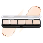 Graftobian Hd Glamour Crème Foundation Palette (Ultra-Lights) - High Definition 5 Color Makeup Palette, Cream Based Foundation Concealer And Contour Palette, Full Coverage - Lightest Skin Shades