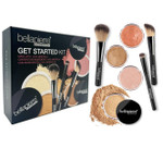 Bellapierre Get Started Kit | Includes 2 Mineral Foundations, 1 Blush, & 1 Bronzer | Mineral Makeup Essentials | Non-Toxic And Paraben Free | Oil And Cruelty Free | Long Lasting Formulas  Dark