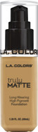 L.A. Colors Truly Matte Foundation, Cafe Clm360