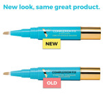 Veil Cosmetics - Complexion Fix Concealer - Liquid Concealer For Under Eye + Dark Circles - Highlight, Contour, Correct - Anti-Aging - Vegan Makeup Pen - Hydrating Lightweight (5P Deep Pink)