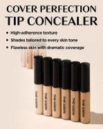 Thesaem Cover Perfection Tip Concealer, Liquid Multi-Use Concealer, Full Coverage Makeup For Acne Dark Spots Dark Circles Hyperpigmentation And Blemishes, 0.2 Fl.Oz. (#1.75 Middle Beige) Thesaem Cover Perfection Tip Concealer, Liquid Multi-Use Concealer, Full Coverage Makeup For Acne Dark Spots Dark Circles Hyperpigmentation And Blemishes, 0.2 Fl.Oz. (#1.75 Middle Beige)
