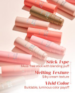 Thesaem Perfect Glam Stick Contour With Blending Sponge Br01 Brown Chou - Neutral Bronze Creamy Texture Face Contouring Balm - Silky Smooth Formula With Natural Dewy Finish, 0.2Oz Thesaem Perfect Glam Stick Contour With Blending Sponge Br01 Brown Chou - Neutral Bronze Creamy Texture Face Contouring Balm - Silky Smooth Formula With Natural Dewy Finish, 0.2Oz