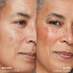 Laura Geller New York Serum Blush Tint, Lightweight Liquid Blush For Cheeks, Weightless Watercolor Sheer Finish, Casual Coral