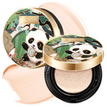 Catkin Panda Land Full Coverage Cushion Fondation, Breathable Hydrating Nourishing Poreless Face Makeup Save For Sensitive Skin,Sheer Finish (C03 Medium Beige)