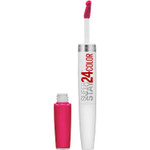 Maybelline Super Stay 24, 2-Step Liquid Lipstick Makeup, Long Lasting Highly Pigmented Color With Moisturizing Balm, Blush On, Pink, 1 Count Maybelline Super Stay 24, 2-Step Liquid Lipstick Makeup, Long Lasting Highly Pigmented Color With Moisturizing Balm, Blush On, Pink, 1 Count