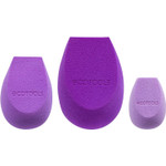 Ecotools Bioblender Makeup Sponge Trio, Large, Medium, & Small Beauty Sponges, Natural Makeup Blender Beauty Sponges For Liquid And Cream Foundation, Cruelty Free And Vegan, 3 Count Ecotools Bioblender Makeup Sponge Trio, Large, Medium, & Small Beauty Sponges, Natural Makeup Blender Beauty Sponges For Liquid And Cream Foundation, Cruelty Free And Vegan, 3 Count