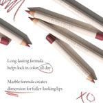 Laura Geller New York Marble Lips Multidimensional Liner, Tranquil Terracotta - Marbleized Smooth Glide Sharpenable Lip Liner For Fuller Lips Laura Geller New York Marble Lips Multidimensional Liner, Tranquil Terracotta - Marbleized Smooth Glide Sharpenable Lip Liner For Fuller Lips