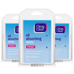 Clean & Clear Oil Absorbing Facial Sheets, Portable Blotting Papers For Face & Nose, Absorbing Blotting Sheets For Oily Skin To Instantly Remove Excess Oil & Shine, 3 X 50 Ct Clean & Clear Oil Absorbing Facial Sheets, Portable Blotting Papers For Face & Nose, Absorbing Blotting Sheets For Oily Skin To Instantly Remove Excess Oil & Shine, 3 X 50 Ct