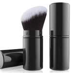 Falliny Retractable Makeup Brushes, Travel Kabuki Powder Foundation Brush, Portable Face Liquid Foundation Sunscreen Brush With Cover For Blending Liquid, Bronzer,Cream Or Flawless Powder Cosmetics Falliny Retractable Makeup Brushes, Travel Kabuki Powder Foundation Brush, Portable Face Liquid Foundation Sunscreen Brush With Cover For Blending Liquid, Bronzer,Cream Or Flawless Powder Cosmetics