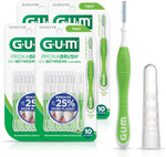 Gum Proxabrush Go-Betweens - Moderate - Interdental Brushes - Soft Bristled Dental Picks For Plaque Removal Health - Safe For Braces & Dental Devices, 15 Count Gum Proxabrush Go-Betweens - Moderate - Interdental Brushes - Soft Bristled Dental Picks For Plaque Removal Health - Safe For Braces & Dental Devices, 15 Count