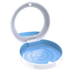 Bvn Retainer Case With Mirror Denture Case Orthodontic Dental Case, Braces Case, Mouth Guard Case, Teeth Aligner Case, Night Guard Case Container Storage Holder Blue