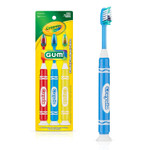 Gum Crayola Marker ChildrenS Toothbrush, Soft Bristled Kids Toothbrush Set Age 3+, Suction Cup Base, 3 Count Gum Crayola Marker ChildrenS Toothbrush, Soft Bristled Kids Toothbrush Set Age 3+, Suction Cup Base, 3 Count