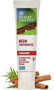 Desert Essence Natural Neem Toothpaste - Cinnamint - 6.25 Oz - Pure Essential Oil - Baking Soda - Complete Oral Care - Sea Salt - Refreshing Taste - Promotes Buildup Reduction Desert Essence Natural Neem Toothpaste - Cinnamint - 6.25 Oz - Pure Essential Oil - Baking Soda - Complete Oral Care - Sea Salt - Refreshing Taste - Promotes Buildup Reduction