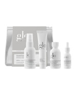 Glo Skin Beauty Clarify + Balance Skincare Set For Breakout Prone Skin - Mini Purifying Gel Cleanser, Mini Oil Free Moisturizer, Mini Beta-Clarity Bha Drops, Mini Beta-Clarity Pro 5 Liquid Exfoliant