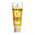 Bee And You Spf 50 Facial Sunscreen, Uv Protection, Clear, Sensitive, Acne-Prone Skin, Mineral-Based Zinc Oxide, Propolis Extract, 100% Natural, Hypoallergenic, 1.35 Oz Bee And You Spf 50 Facial Sunscreen, Uv Protection, Clear, Sensitive, Acne-Prone Skin, Mineral-Based Zinc Oxide, Propolis Extract, 100% Natural, Hypoallergenic, 1.35 Oz