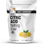 It'S Just - Citric Acid, Food Grade Flavor Enhancer Powder, Non-Gmo, Great For Cooking, Cleaning, Bath Bombs, Natural Preservative (12 Ounces) It'S Just - Citric Acid, Food Grade Flavor Enhancer Powder, Non-Gmo, Great For Cooking, Cleaning, Bath Bombs, Natural Preservative (12 Ounces)